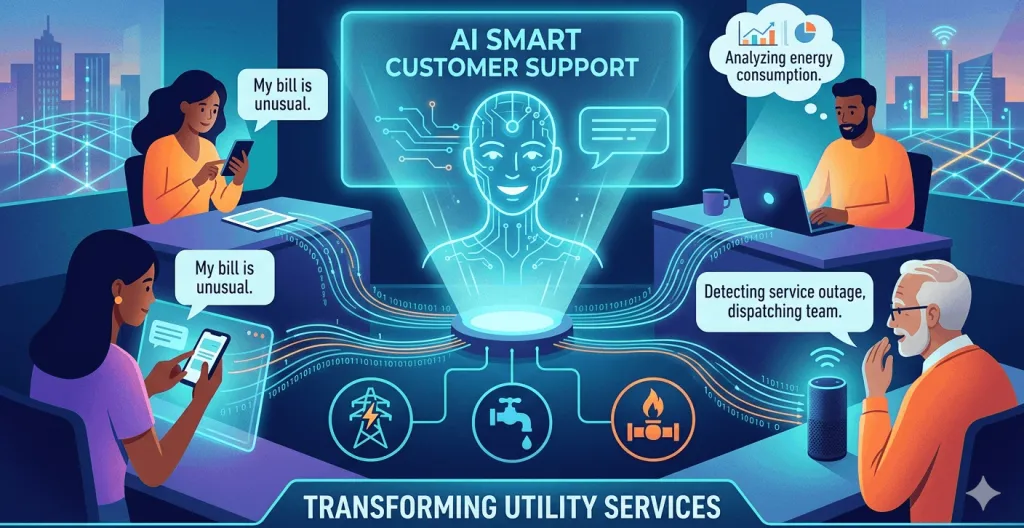 AI Transforming Utility Services with Smart Customer Support